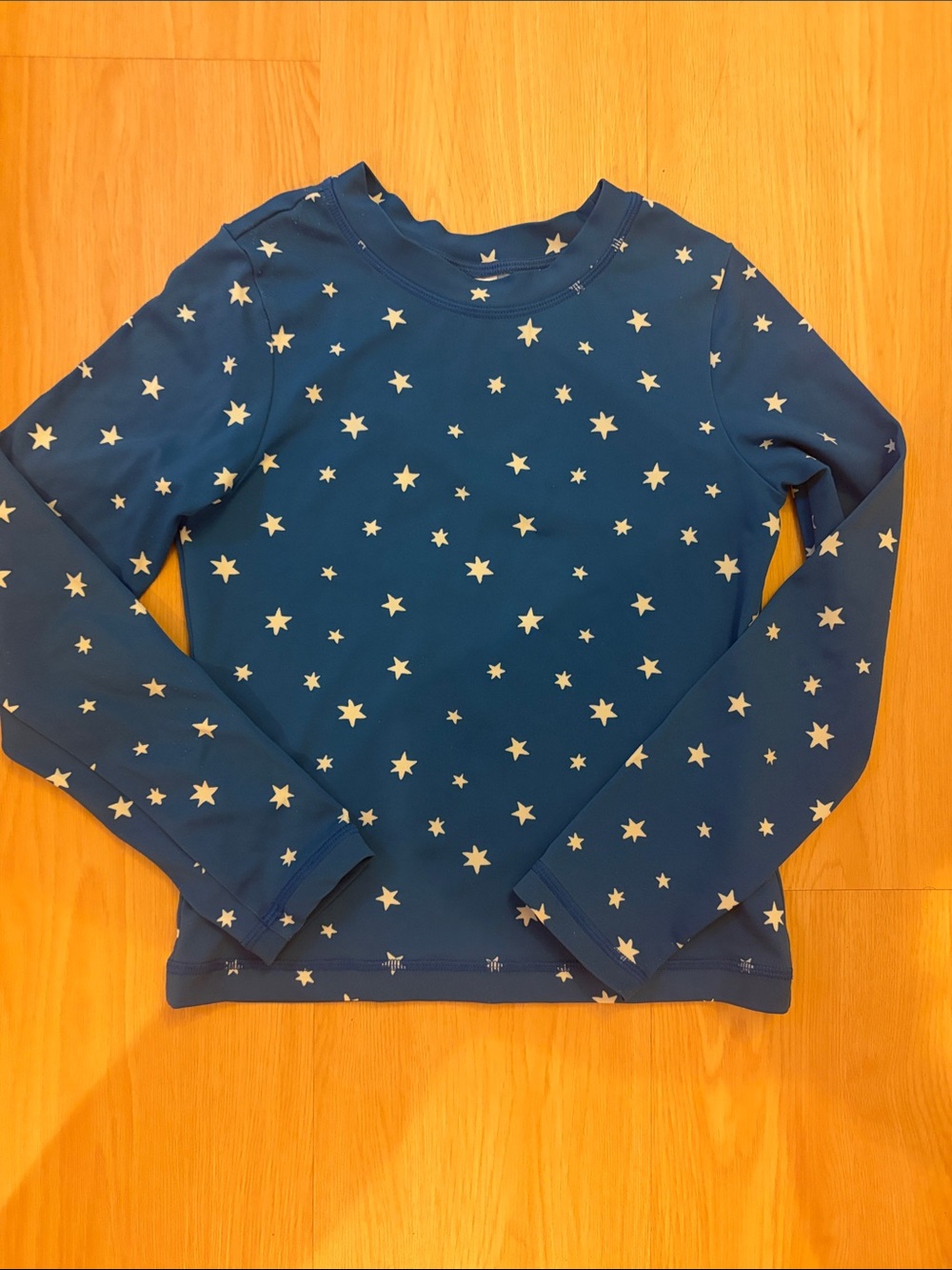Hanna Andersson Blue Long-Sleeve Rashguard